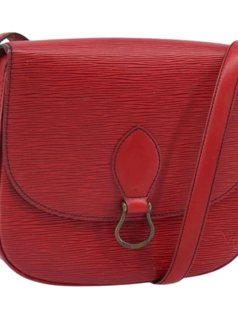 Louis Vuitton Epi Saint Cloud Gm Shoulder Bag Red